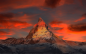 Preview: Diamond Painting Matterhorn im Abendrot eckig 30x40cm