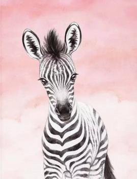 Diamond Painting pink Animal Zebra 20x25cm eckig